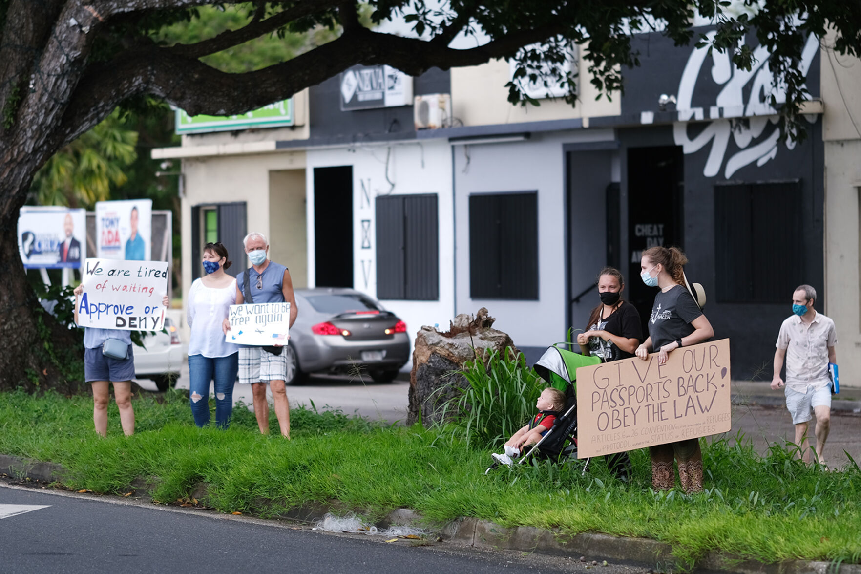 Asylum-seekers say wait is taking a toll